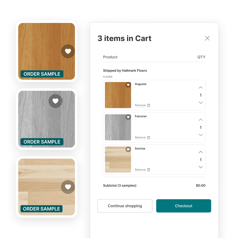 Order flooring samples from P.C. Curry Floor Covering, Inc. today!